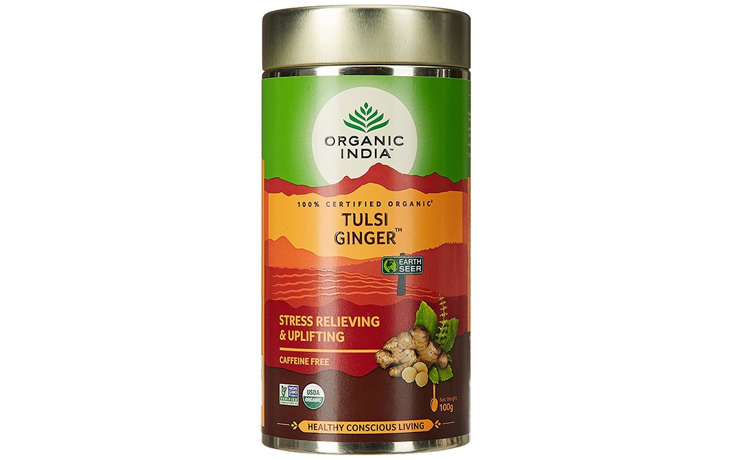 Organic India Tulsi Ginger    Container  100 grams